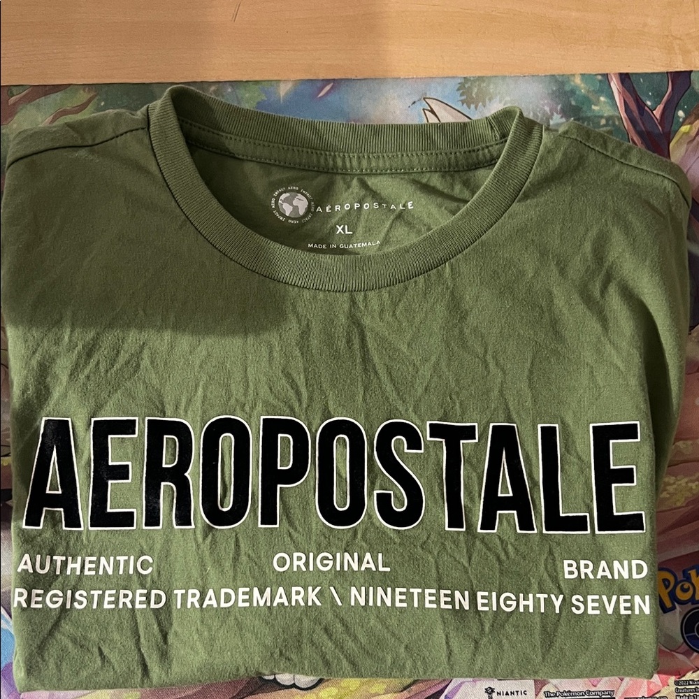 Aeropostale Green Logo T-Shirt